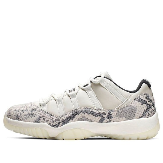 nike air jordan 4 white grey black Air Jordan 11 Retro Low Light Bone Snakeskin 9988 Acm Shop