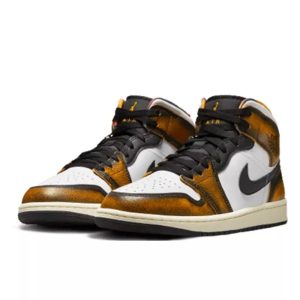 1 air jordan 1 mid se orange wearaway 9999