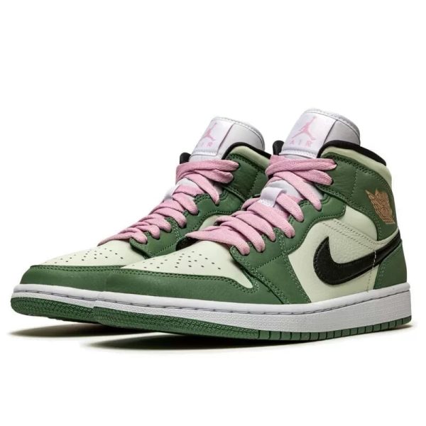 1 air jordan Blue 1 mid dutch green 9999