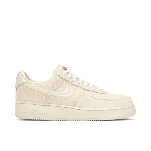 nike skateboard Air Force 1 low stussy fossil 9988 scaled 1
