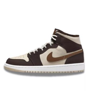 1 air jordan shoes 1 mid brown basalt 9999