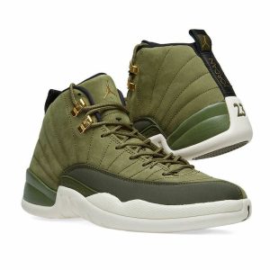 jordan retro 12 army green