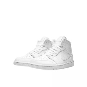 4-Air Jordan 1 Mid Triple White Child And Baby   9999