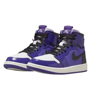 1 air jordan 1 high zoom air cmft purple patent 9999