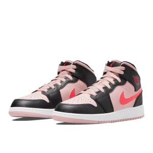 1-Air Jordan 1 Mid Pink Crimson   9999