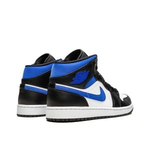 2-Air Jordan 1 Mid White Black Royal   9999