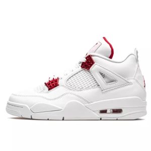 1-Air Jordan 4 Retro Metallic Red White University   9999