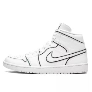 1 air jordan 1 mid iridescent reflective white 9999