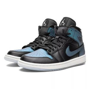 6 air jordan 1 mid iridescent black 9999