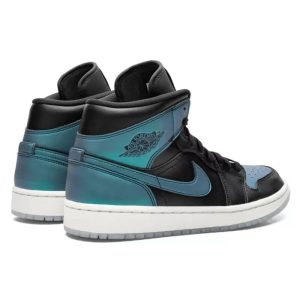 7 air jordan 1 mid iridescent black 9999