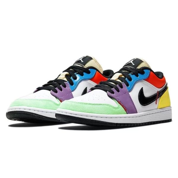 2 air jordan 1 low se multi color 9999