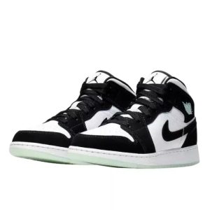 2-Air Jordan 1 Mid Teal Tint   9999