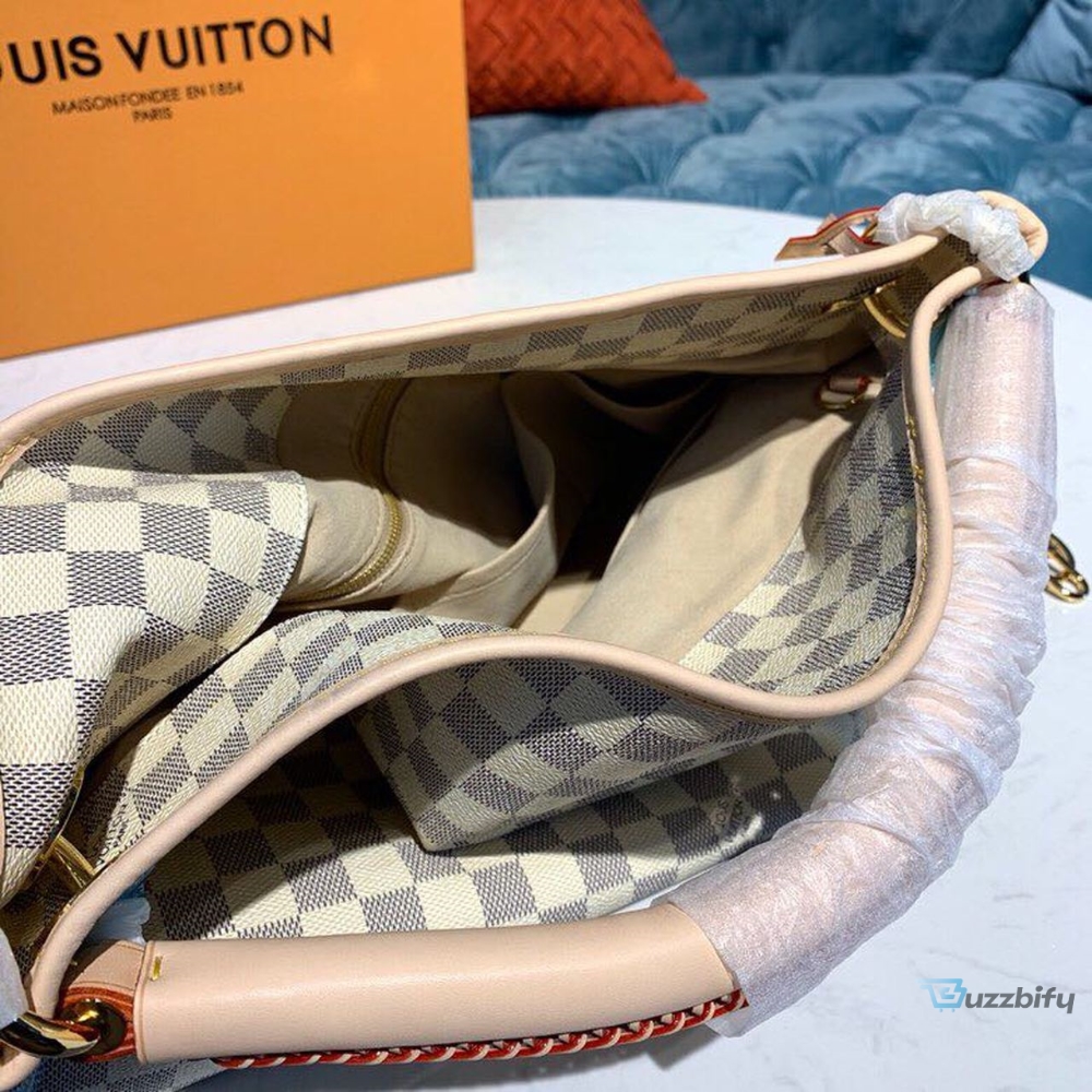 Louis Vuitton Artsy Mm Damier Azur Canvas For Women Womens Handbags Shoulder Bags 16.1In41cm Lv N40253  7777