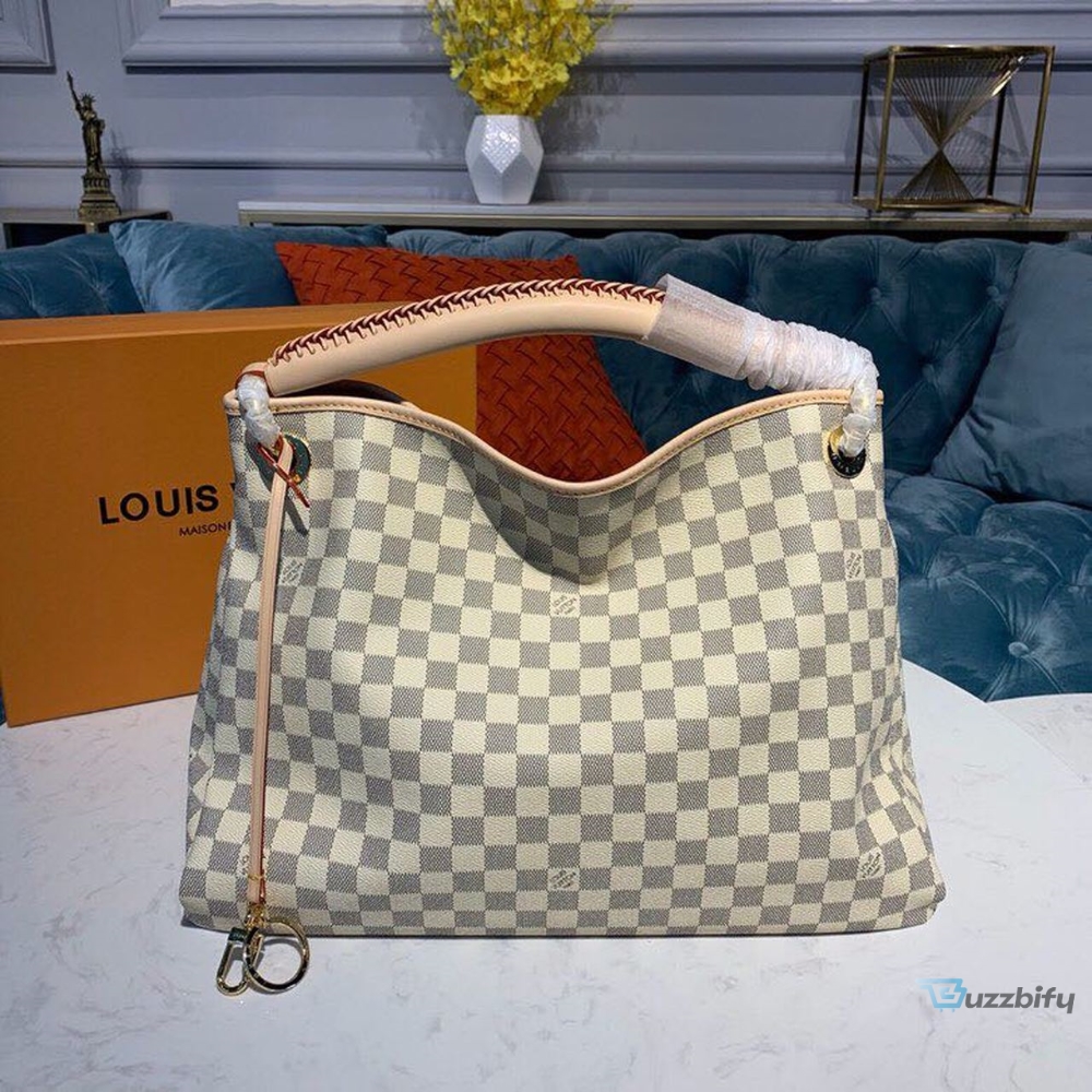 louis vuitton artsy mm damier azur canvas for women womens handbags shoulder bags 161in41cm lv n40253 7777 buzzbify 1 11