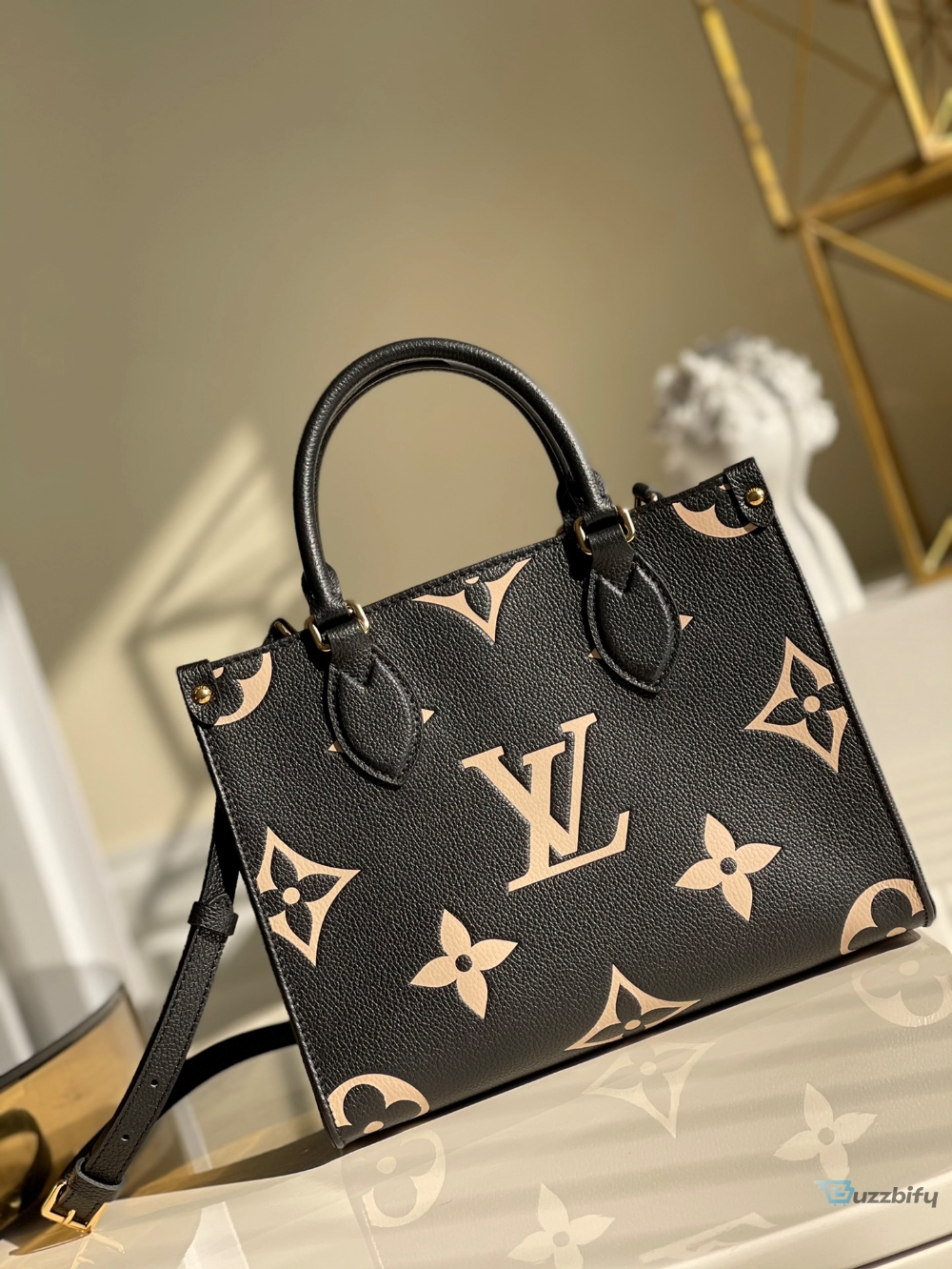 Louis vuitton black handle bag sale