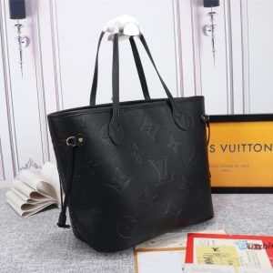 louis vuitton neverfull mm tote bag monogram empreinte black for women womens handbags shoulder bags 122in31cm lv m45685 7777 buzzbify 1 2