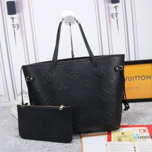 louis vuitton neverfull mm tote bag monogram empreinte black for women womens handbags shoulder bags 122in31cm lv m45685 7777 buzzbify 1 4