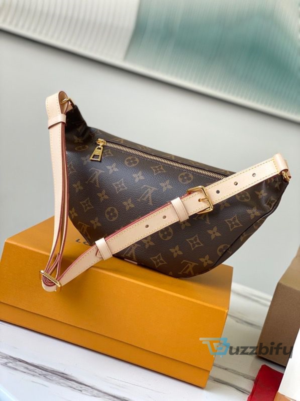 Louis Vuitton Bumbag Monogram Canvas With A “Louis Vuitton Paris” Patch For Women 14.5in/37cm LV M43644 - 7777