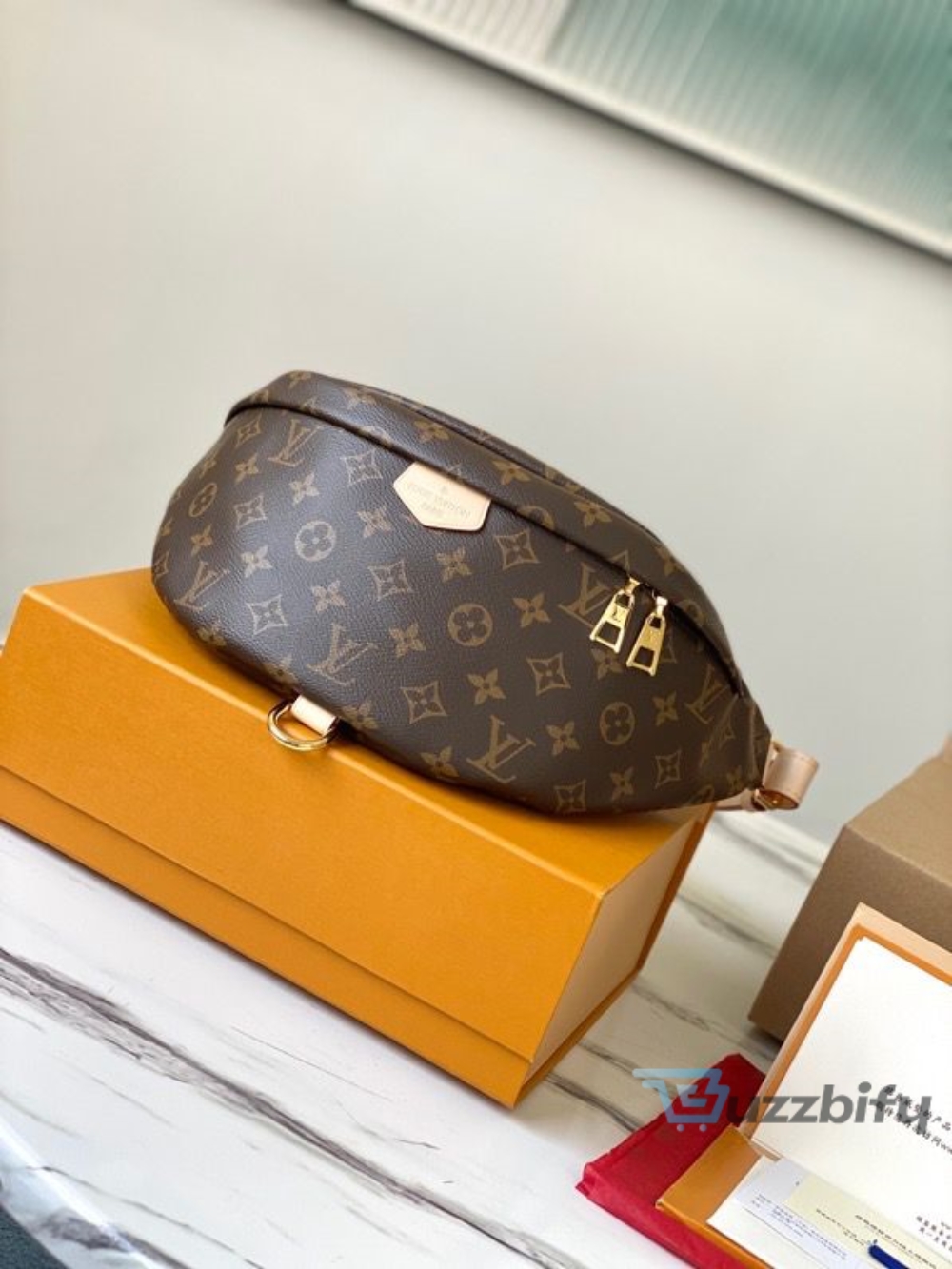 Louis Vuitton Bumbag Monogram Canvas With A “Louis Vuitton Paris” Patch For Women 14.5in/37cm LV M43644 - 7777