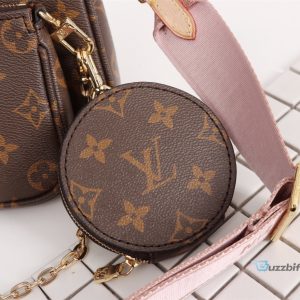 louis vuitton multi pochette accessoires monogram canvas pink for women womens handbags shoulder and crossbody bags 94in24cm lv m44840 7777 buzzbify 1 1