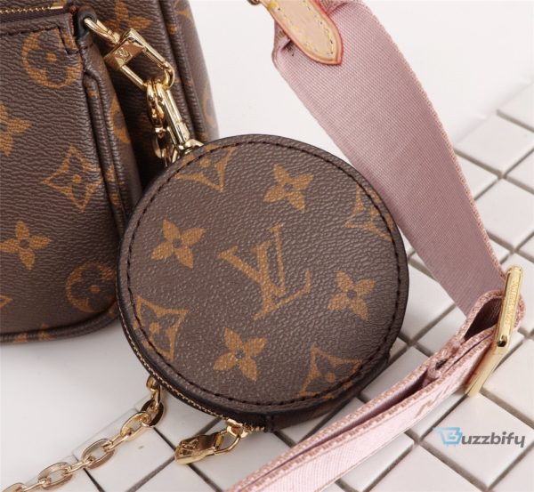 louis vuitton multi pochette accessoires monogram canvas pink for women womens handbags shoulder and crossbody bags 94in24cm lv m44840 7777 buzzbify 1 1