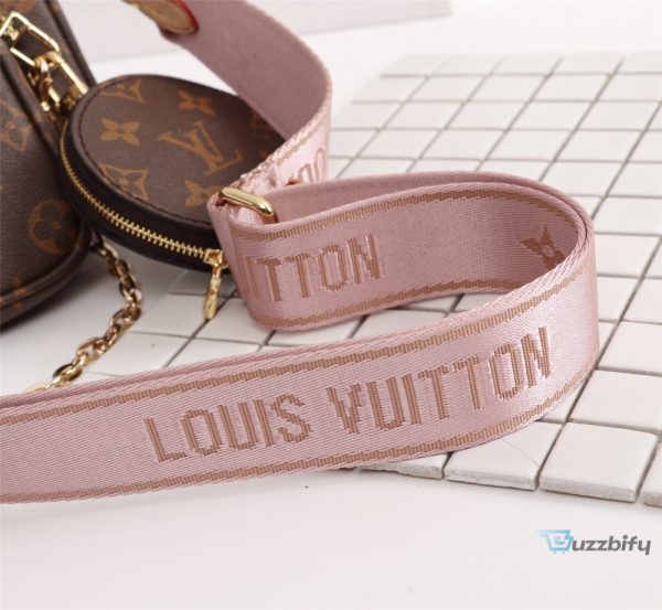 louis vuitton multi pochette accessoires monogram canvas pink for women womens handbags shoulder and crossbody bags 94in24cm lv m44840 7777 buzzbify 1 7