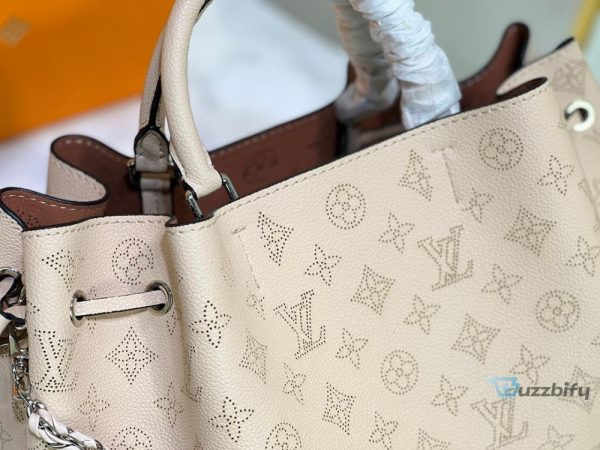 Louis Vuitton Bella Tote Mahina Creme Beige For Women Womens Handbags Shoulder And Crossbody Bags 12.6In32cm Lv M59203  7777