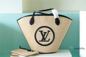 Louis Vuitton Saint Jacques Raffia Black For Women Womens Handbags Shoulder And Crossbody Bags 22.4In57cm Lv M59808  7777