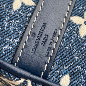 Louis Vuitton Speedy Bandouliere 25 Monogram Denim Jacquard Navy Blue For Women Womens Handbags 9.8In25cm Lv M59609  2799