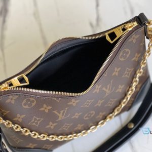 louis vuitton boulogne monogram canvas black for women womens handbags shoulder bags 114in29cm lv m45831 2799 buzzbify 1 3