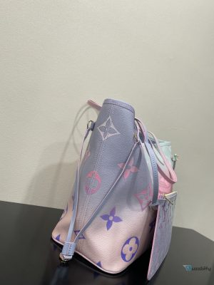 Louis Vuitton Neverfull Mm Tote Bag Monogram Canvas Sunrise Pastel For Women Womens Handbags Shoulder Bags 12.2In31cm Lv M46077  2799