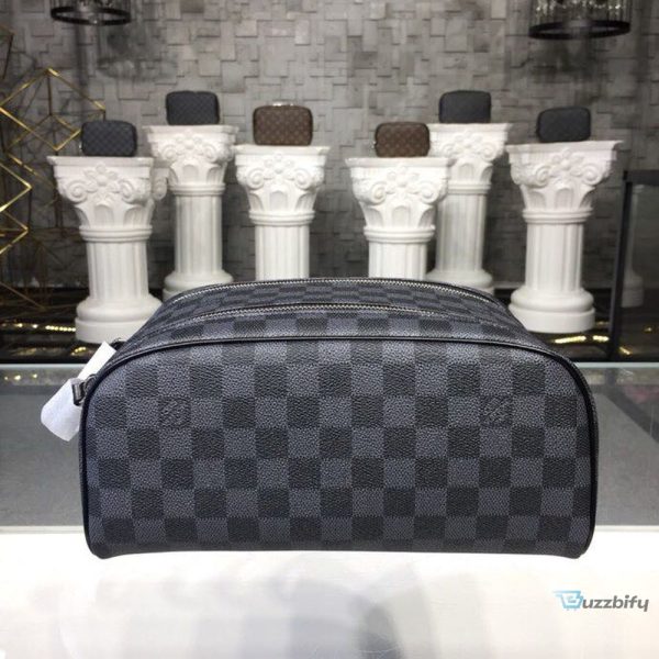 louis vuitton king size toiletry damier graphite canvas for women womens bags travel bags 11in28cm lv 2799 buzzbify 1 5