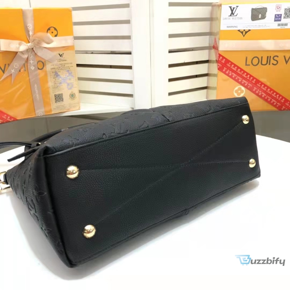 Louis Vuitton V Tote MM Monogram Empreinte Black For Women, Women’s Handbags, Shoulder And Crossbody Bags 14.2in/36cm LV M44421 - 2799