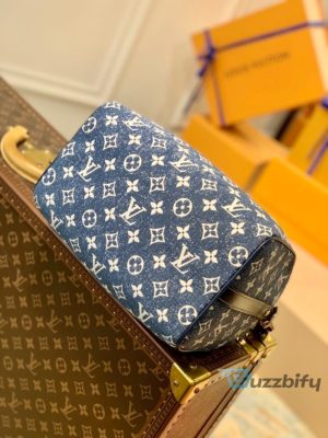 louis vuitton speedy bandouliere 25 monogram denim jacquard navy blue for women womens handbags 98in25cm lv m59609 2799 buzzbify 1 17