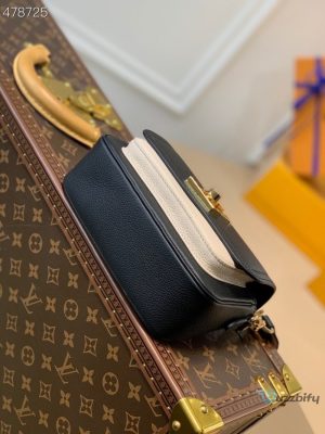 Louis Vuitton Lockme Tender Black For Women Womens Handbags Shoulder And Crossbody Bags 7.5In19cm M58557  2799
