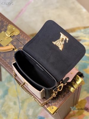 Louis Vuitton Lockme Tender Black For Women Womens Handbags Shoulder And Crossbody Bags 7.5In19cm M58557  2799