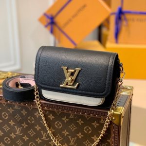 louis vuitton lockme tender black for women womens handbags shoulder and crossbody bags 75in19cm m58557 2799 buzzbify 1 4