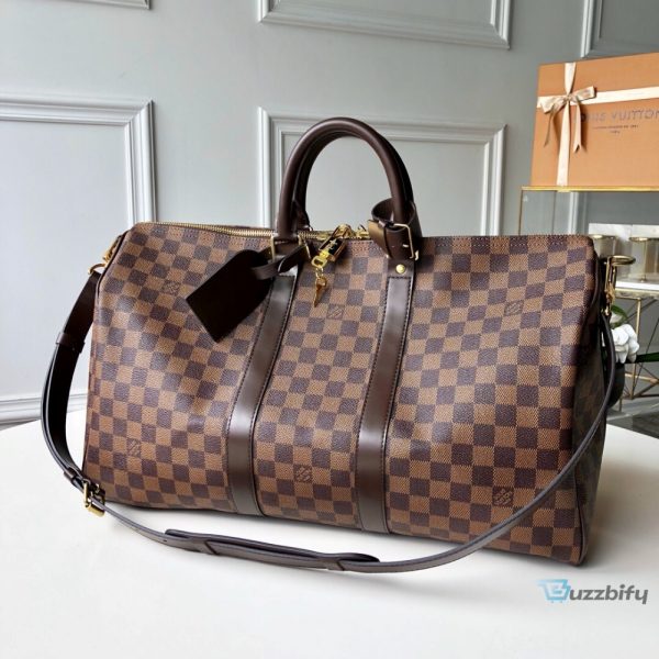 louis vuitton keepall bandouliere 45 damier ebene canvas for women womens bags 177in45cm lv n41428 2799 buzzbify 1 1