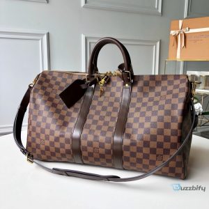 louis vuitton keepall bandouliere 45 damier ebene canvas for women womens bags 177in45cm lv n41428 2799 buzzbify 1 2