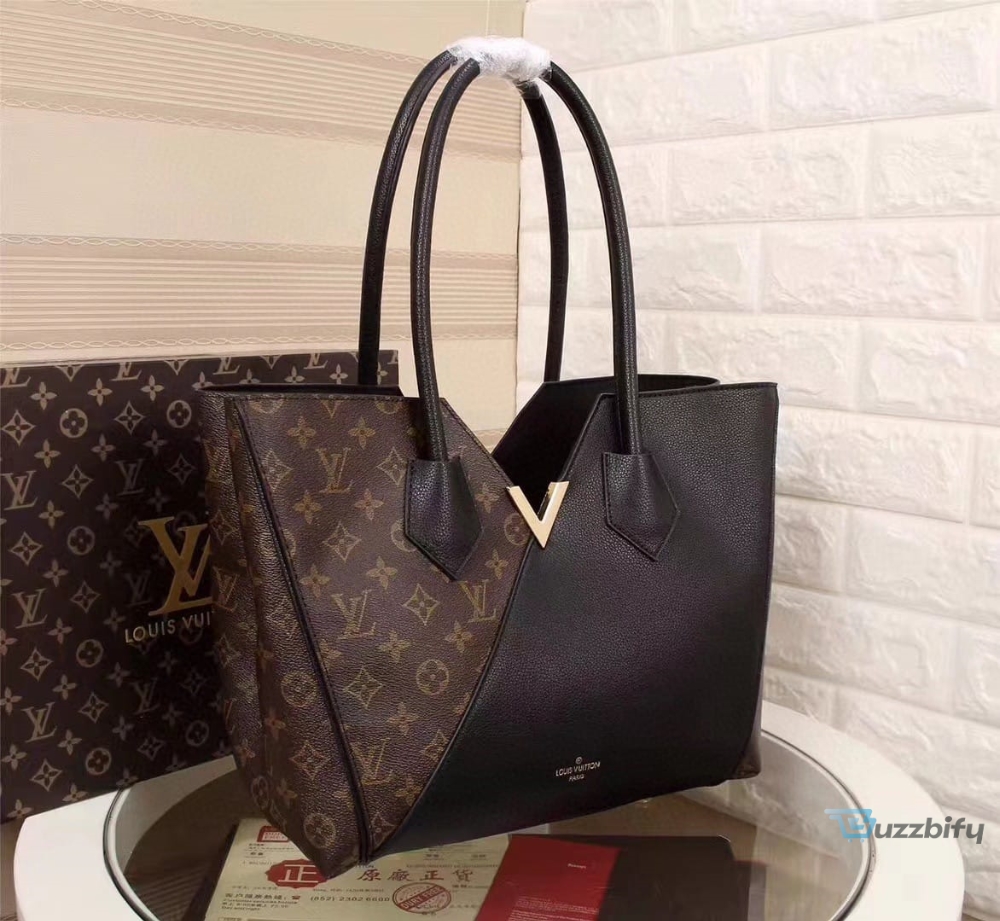 Louis Vuitton Kimono Mm Tote Bag Monogram Canvas Black For Women Womens Handbag Shoulder Bags 15.4In39cm Lv M41855  2799