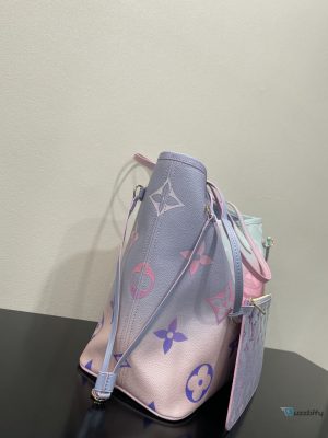 Louis Vuitton Neverfull Mm Tote Bag Monogram Canvas Sunrise Pastel For Women Womens Handbags Shoulder Bags 12.2In31cm Lv M46077   2799