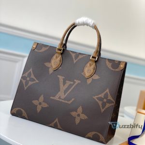 Louis Vuitton Onthego Mm Monogram And Monogram Reverse Canvas For Women Womens Handbags Shoulder Bags 13.8In35cm Lv M45321   2799