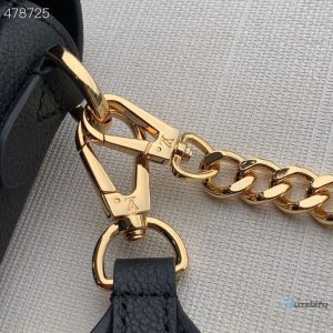 Louis Vuitton Lockme Tender Black For Women Womens Handbags Shoulder And Crossbody Bags 7.5In19cm M58557   2799