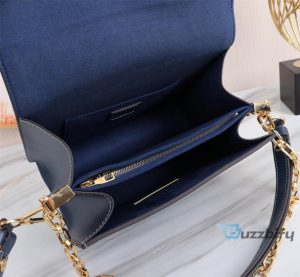 Louis Vuitton Dauphine Mm Denim Jacquard Monogram Pattern Navy Blue For Women Womens Handbags Shoulder And Crossbody Bags 9.8In25cm Lv M59631   2799