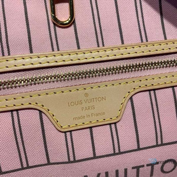 Louis Vuitton Neverfull Gm Tote Bag Monogram Canvas Rose Ballerine Pink For Women Womens Handbags Shoulder Bags 15.7In39cm Lv   2799