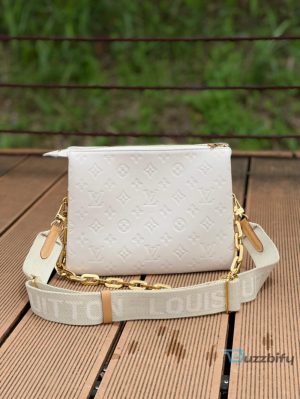 louis vuitton coussin pm monogram embossed puffy white for women womens handbags shoulder and crossbody bags 102in26cm lv m57793 2799 buzzbify 1 2
