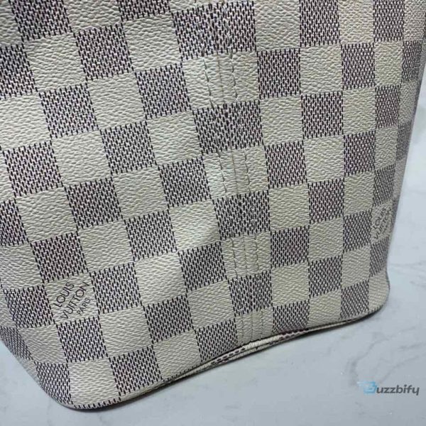 louis vuitton neverfull mm tote bag damier azur canvas rose ballerine pink for women womens bags shoulder bags 122in31cm lv n41605 2799 buzzbify 1 58