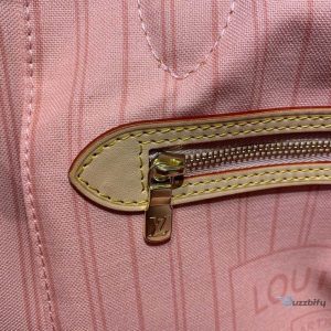 louis vuitton neverfull mm tote bag damier azur canvas rose ballerine pink for women womens bags shoulder bags 122in31cm lv n41605 2799 buzzbify 1 59
