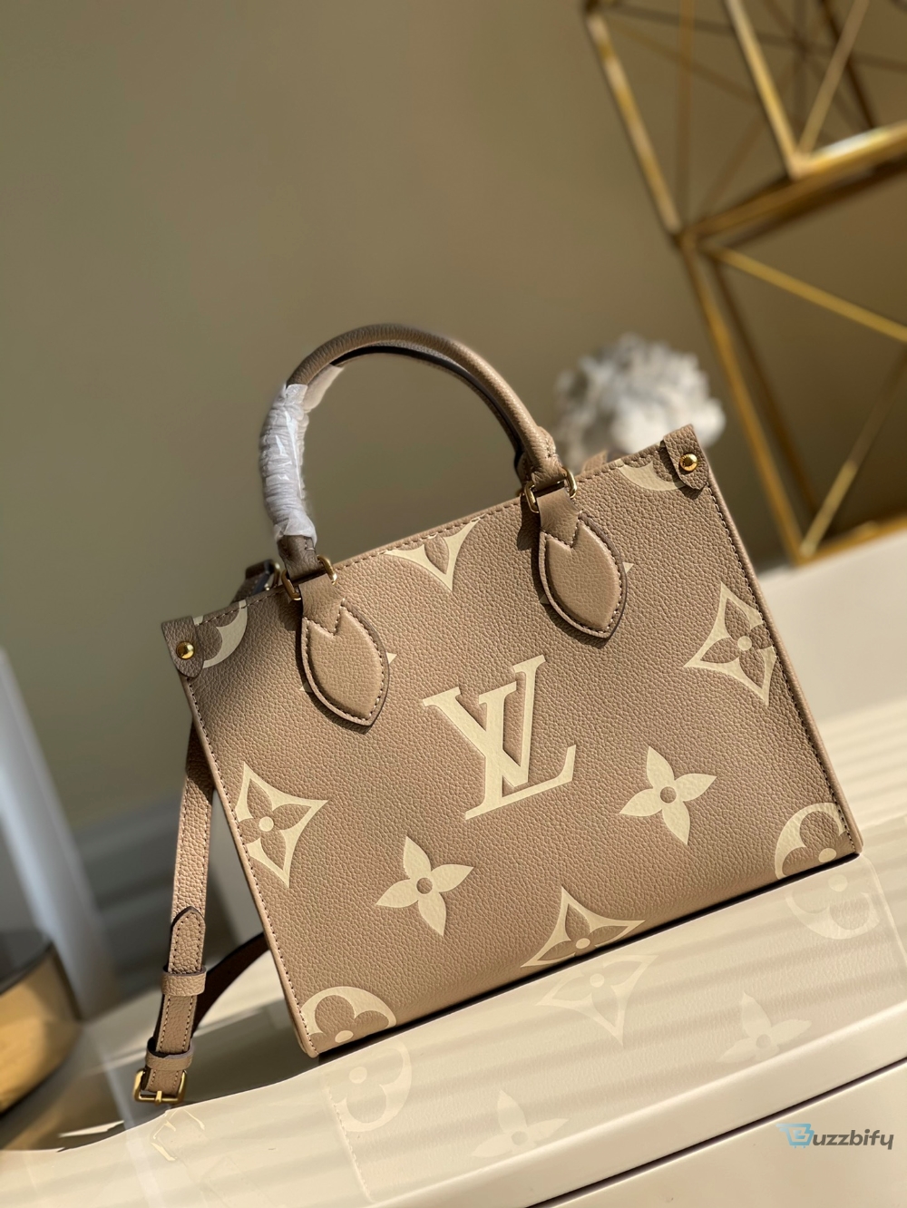 Louis Vuitton Handle Bag 25Cm Lightbrown 2799 Louis Vuitton 2005