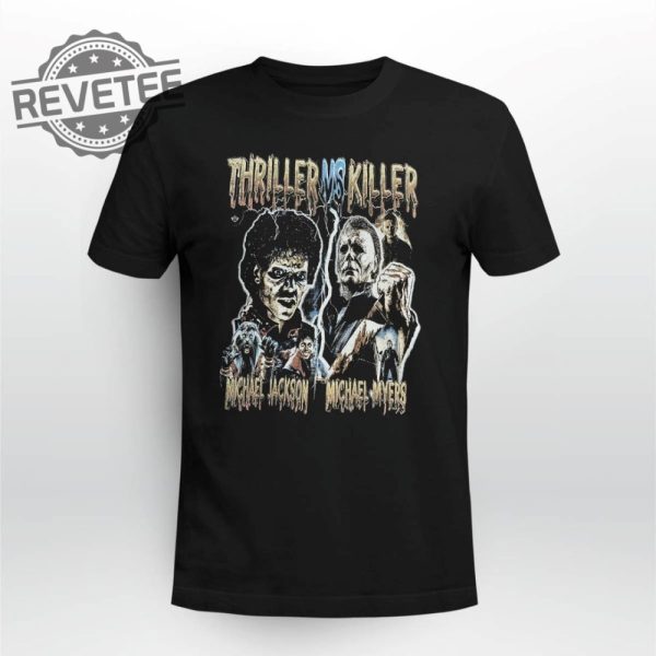 michael jackson michael myers thriller vs killer shirt michael jackson michael myers thriller vs killer shirt unique buzzbify 2